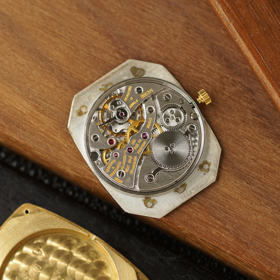 Vacheron Constantin Ref. 33037P 18k Yellow Gold Diamond Dial Bracelet Watch 1970s