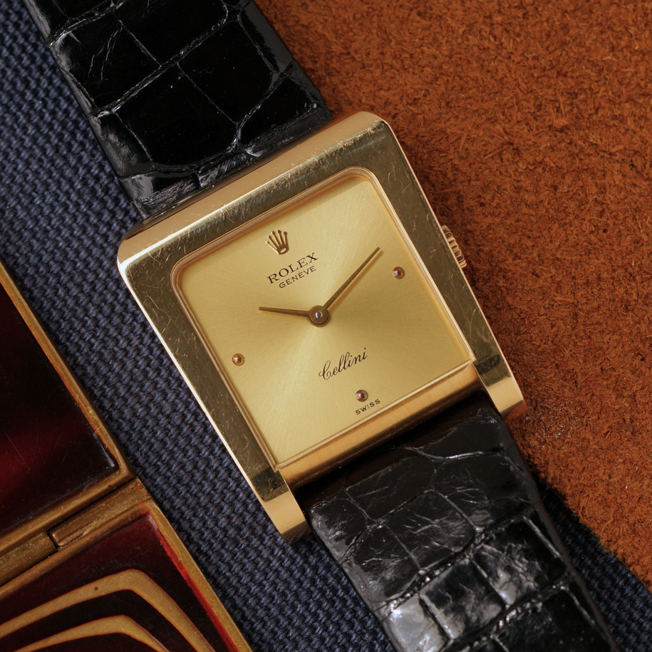 Rolex Cellini Ref. 4100 18k Yellow Gold Manual Wind 1970s