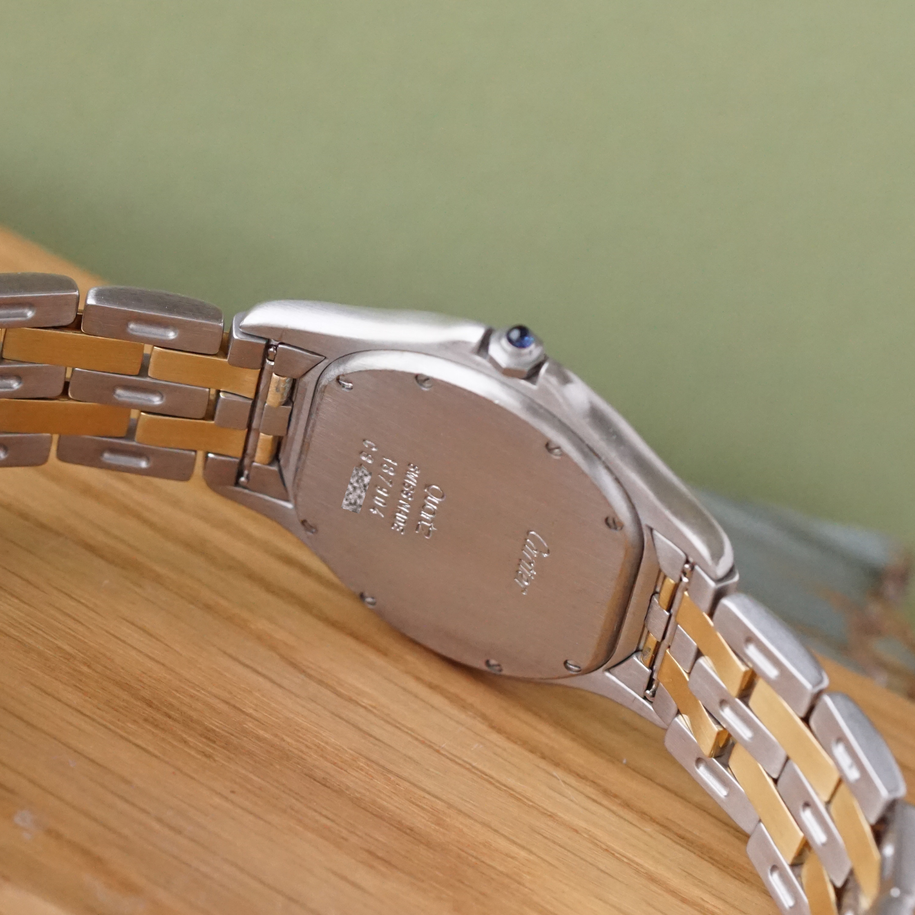 Cartier Panthere Cougar Two-Row 33mm Two-Tone Quartz Circa 1990s