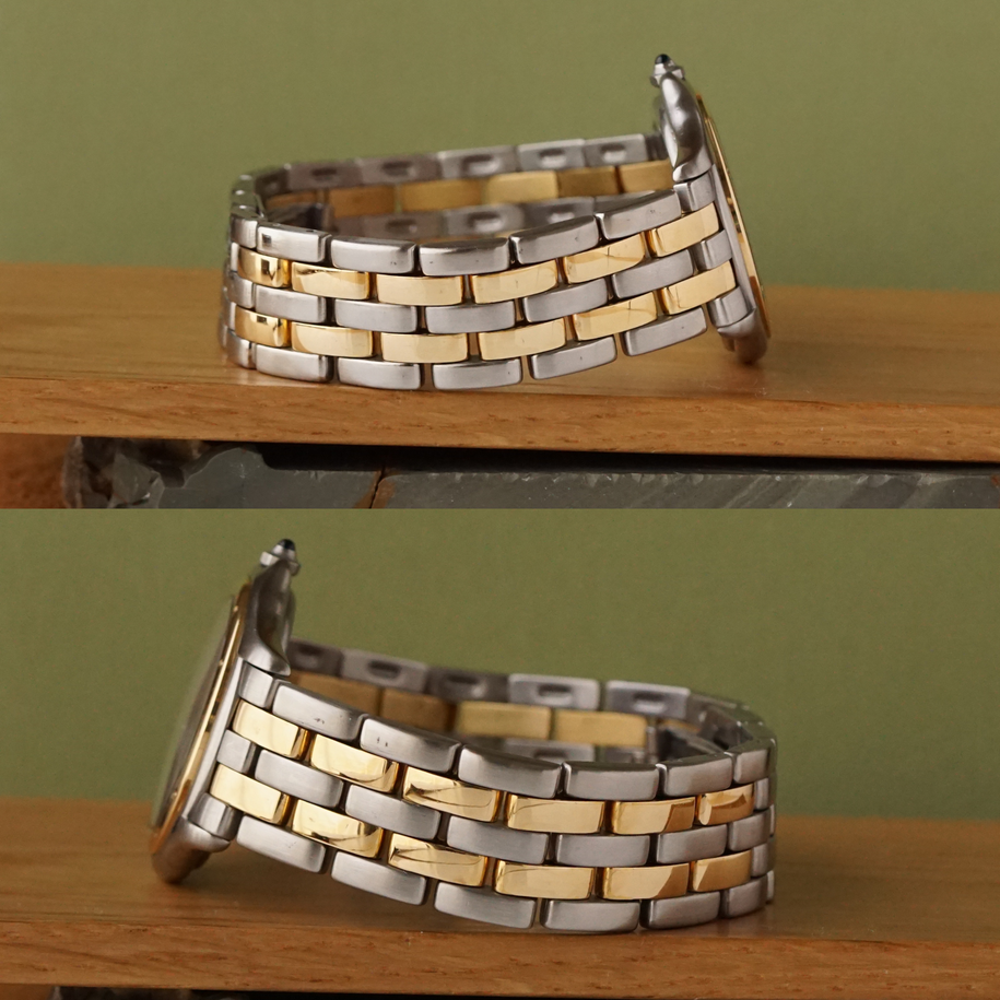 Cartier Panthere Cougar Two-Row 33mm Two-Tone Quartz Circa 1990s