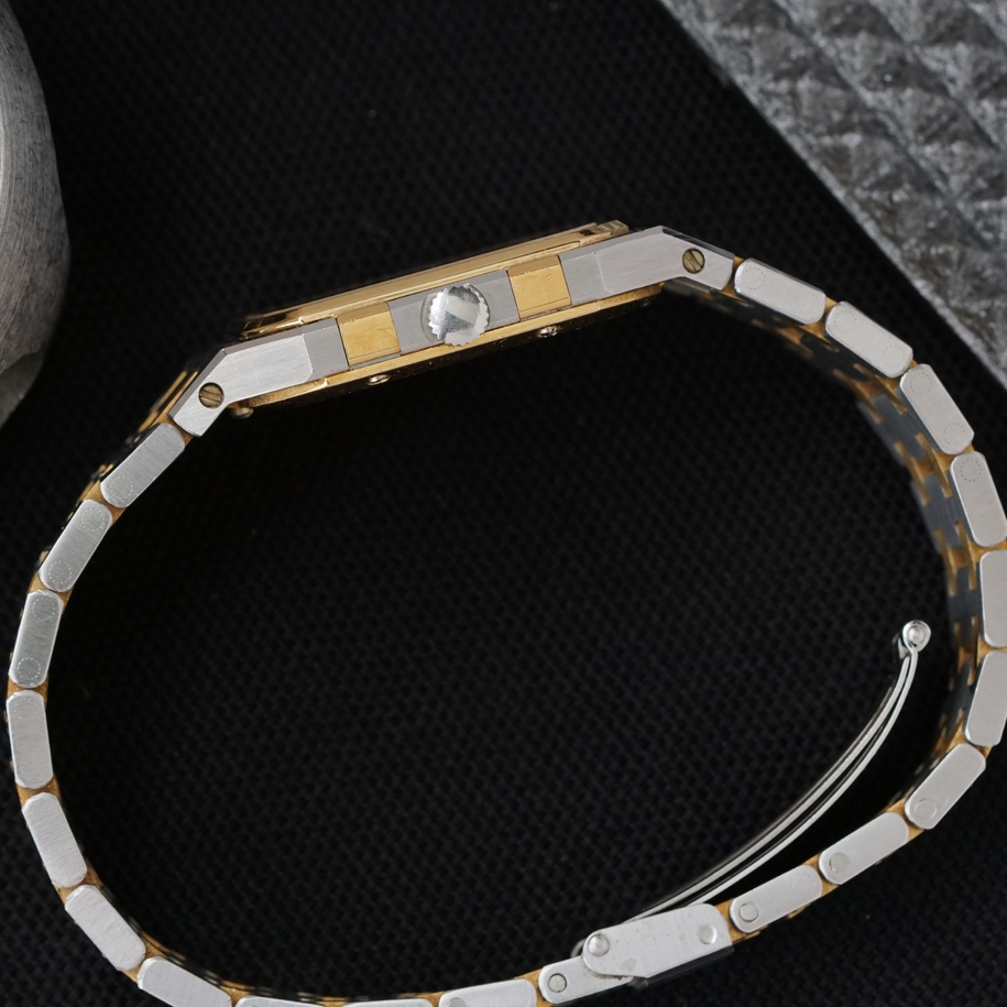 Audemars Piguet Royal Oak Square 6009SA Two-Tone Grey Tapisserie 29mm Quartz