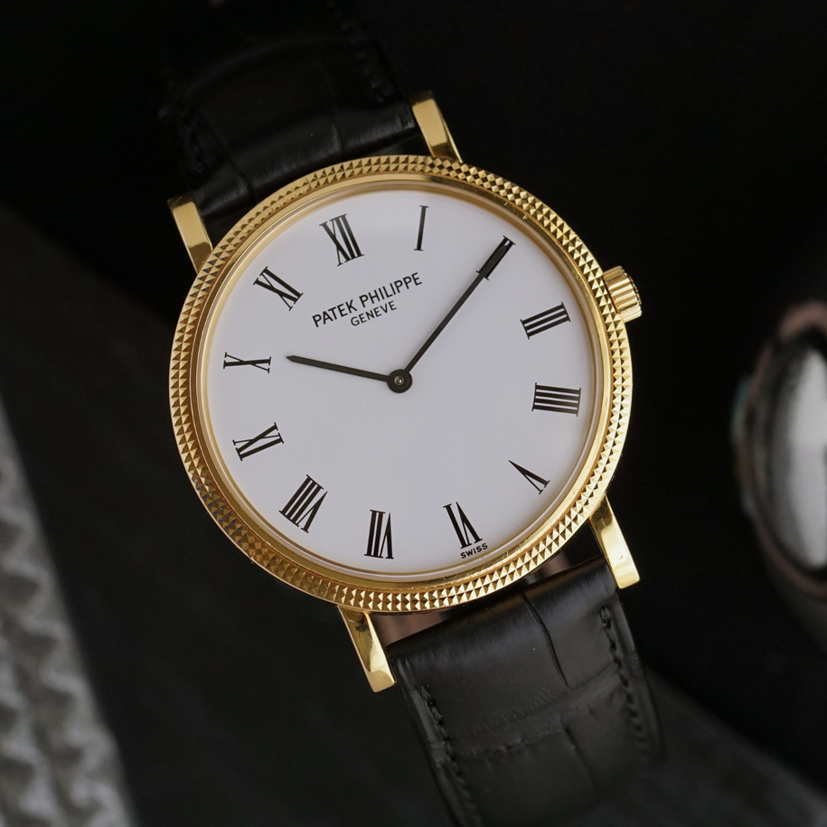 Patek Philippe Calatrava 5120J 18k Yellow Gold 35mm Automatic 2004 Papers