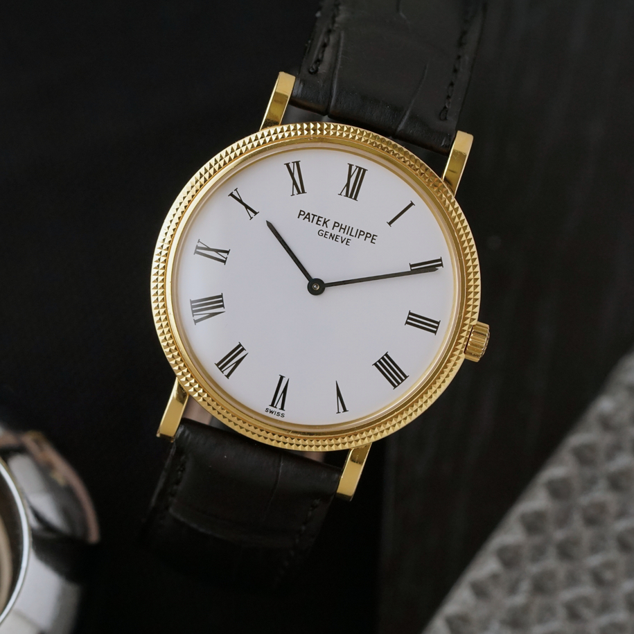 Patek Philippe Calatrava 5120J 18k Yellow Gold 35mm Automatic 2004 Papers