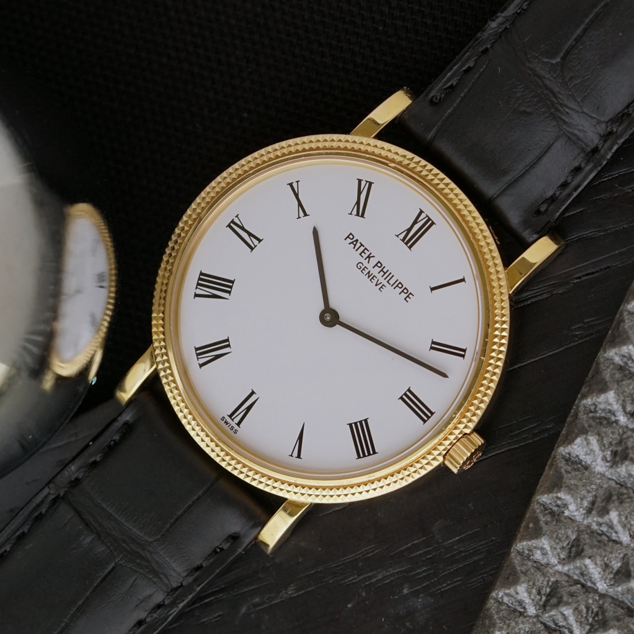 Patek Philippe Calatrava 5120J 18k Yellow Gold 35mm Automatic 2004 Papers