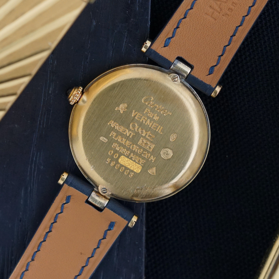 Cartier Must de Cartier Vendome Vermeil 30mm Quartz 1980s Cartier Service