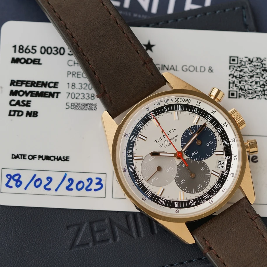 Zenith Chronomaster Original Ref. 18.3200.3600/69.C901 18k Rose Gold El Primero