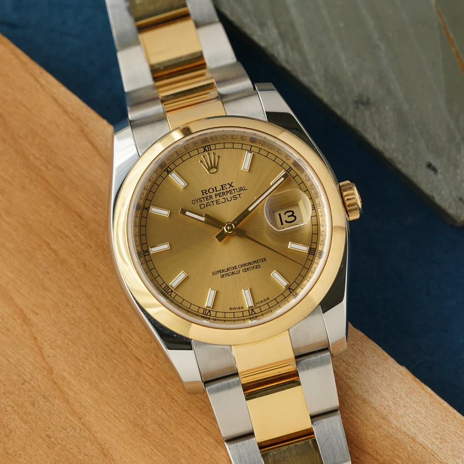 Rolex Datejust 36 116203 Two-Tone Champagne 2017