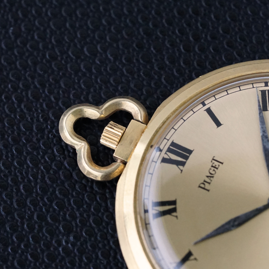 1960s Piaget Pocket Watch 18k Yellow Gold