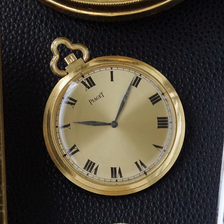 1960s Piaget Pocket Watch 18k Yellow Gold