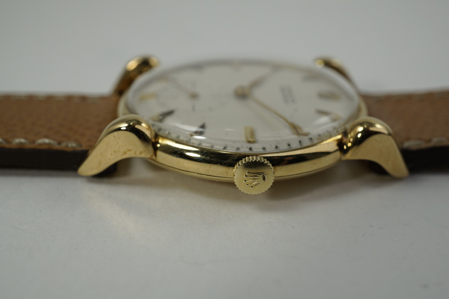 Rolex 4332 Precision 18k yellow gold dates 1947 pre-owned for sale Houston fabsuisse