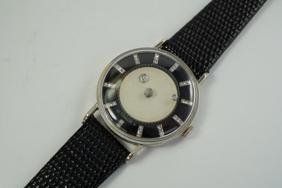 Vacheron Constantin LeCoultre Mystery Dial 14k dates 1950's for sale houston fabsuisse