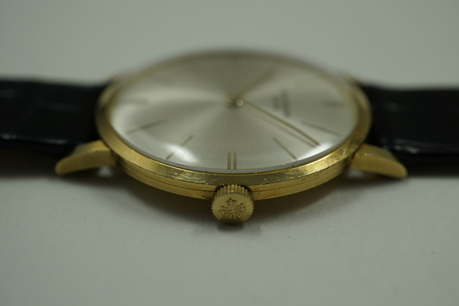 PATEK PHILIPPE 3468 CALATRAVA 18K YELLOW GOLD DRESS MODEL DATES 1970 