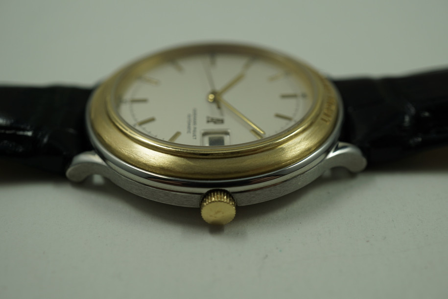 AUDEMARS PIUET HUITIEME 14593SA STAINLESS STEEL w/GOLD BEZEL DATES 1980'S