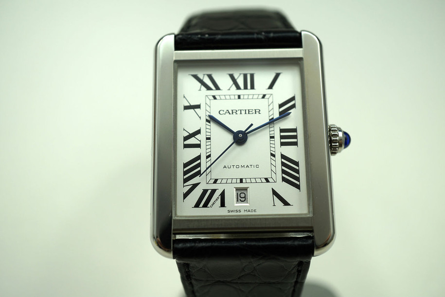 CARTIER W5200027 TANK SOLO XL STAINLESS STEEL AUTOMATIC DATE