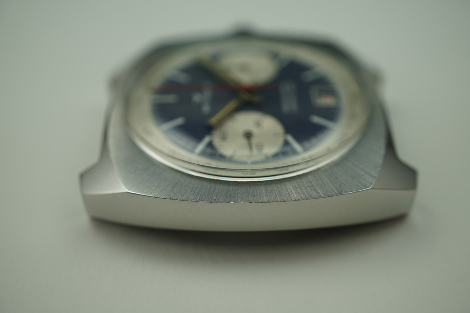 Wittnauer 8031 Professional Chronograph stainless steel c. 1970's vintage for sale houston fabsuisse