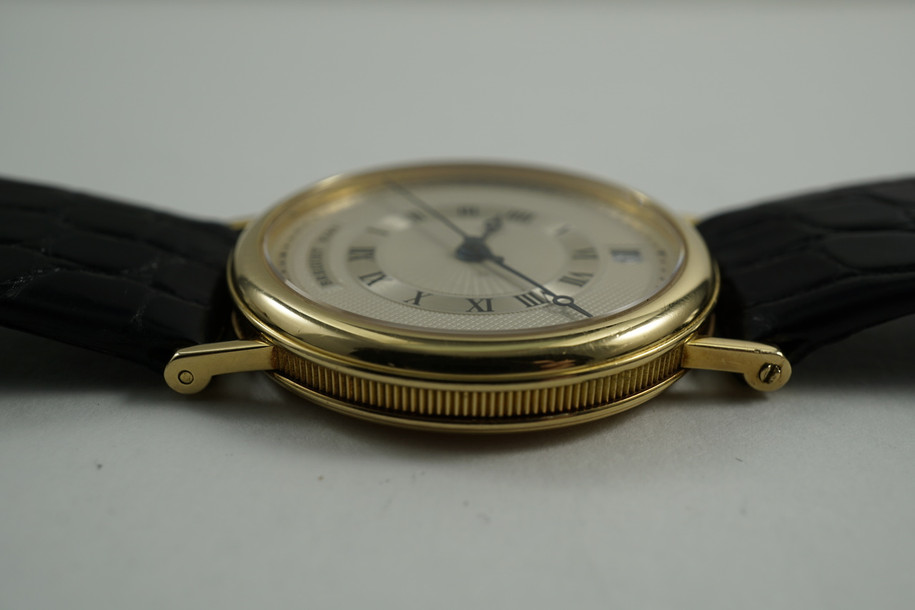 Breguet 3320 Classique automatic date 18k yellow gold 1990's for sale houston fabsuisse