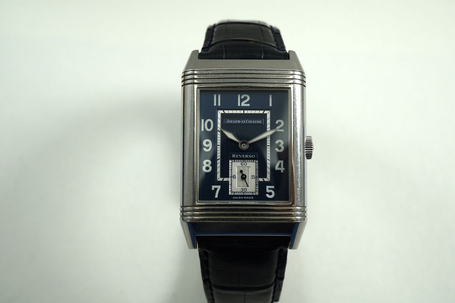 JAEGER LeCOULTRE 270.8.62 REVERSO GRANDE TAILLE w/DEPLOYMENT C.2000'S PREOWNED FOR SALE HOUSTON FABSUISSE