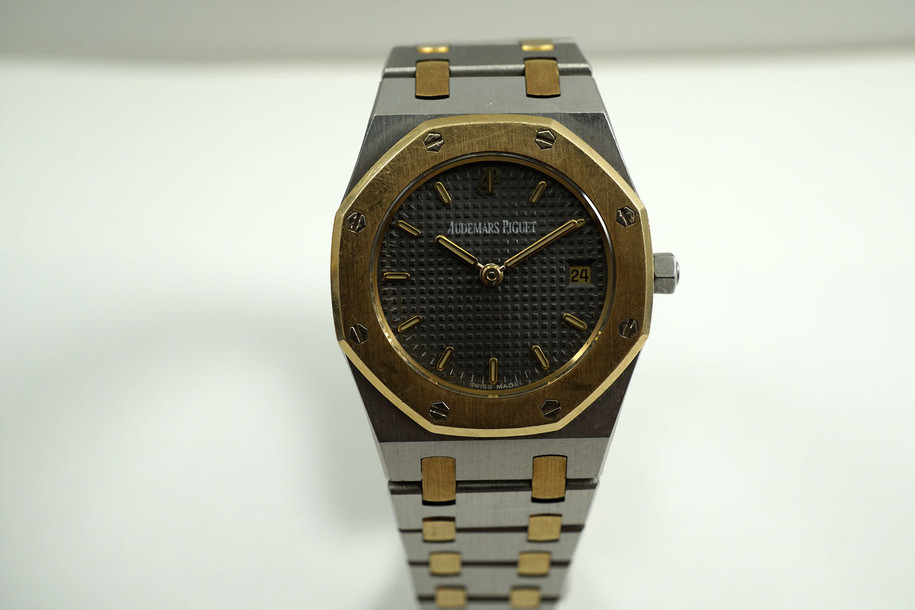 AUDEMARS PIGUET 66270 ROYAL OAK LADIES STAINLESS STEEL/18K YELLOW GOLD C.1990'S FOR SALE HOUSTON FABSUISSE