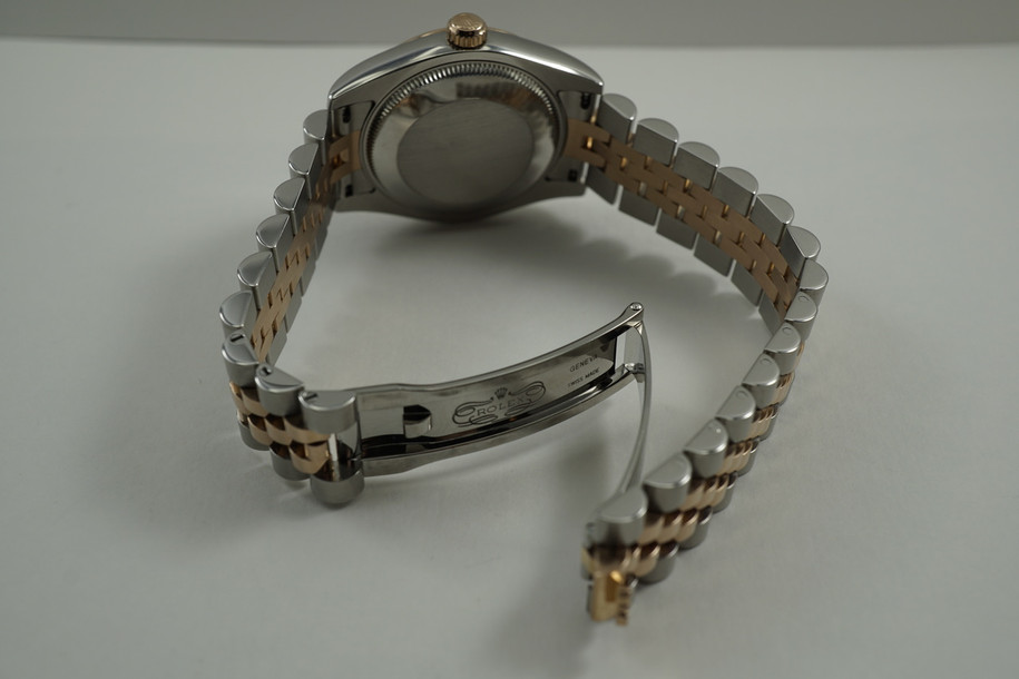 ROLEX 178241 MID SIZE DATEJUST 18K ROSE & STAINLESS STEEL C.2005-6 AUTOMATIC JUBILEE BRACELET FOR SALE HOUSTON FABSUISSE