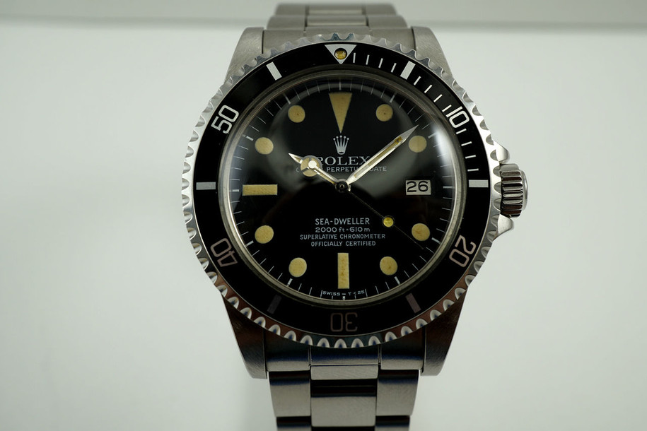 Rolex 1665 Sea Dweller Great White stainless steel excellent dates 1979