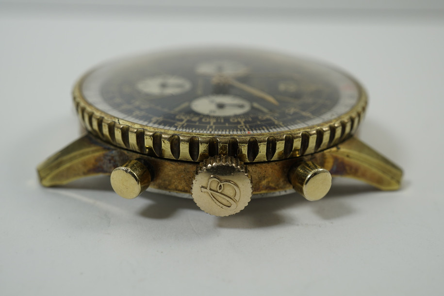 Breitling 806 Navitimer gold filled top s/s back AOPA dial dates 1960's vintage for sale houston fabsuisse
