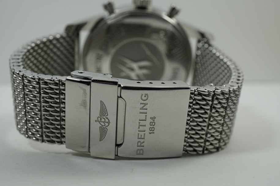 Breitling AB0510 Transocean Unitime Chronograph World Time box & papers for sale houston fabsuisse