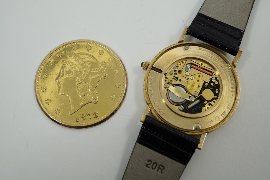 Corum $20 Liberty Coin Watch coinc c.1878 watch c.1990's quartz