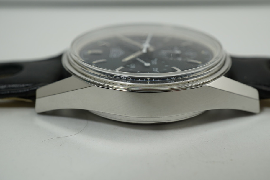 Heuer CS 3111 Carrera 1964 re-edition stainless steel limited ed. c. 1990's for sale houston fabsuisse