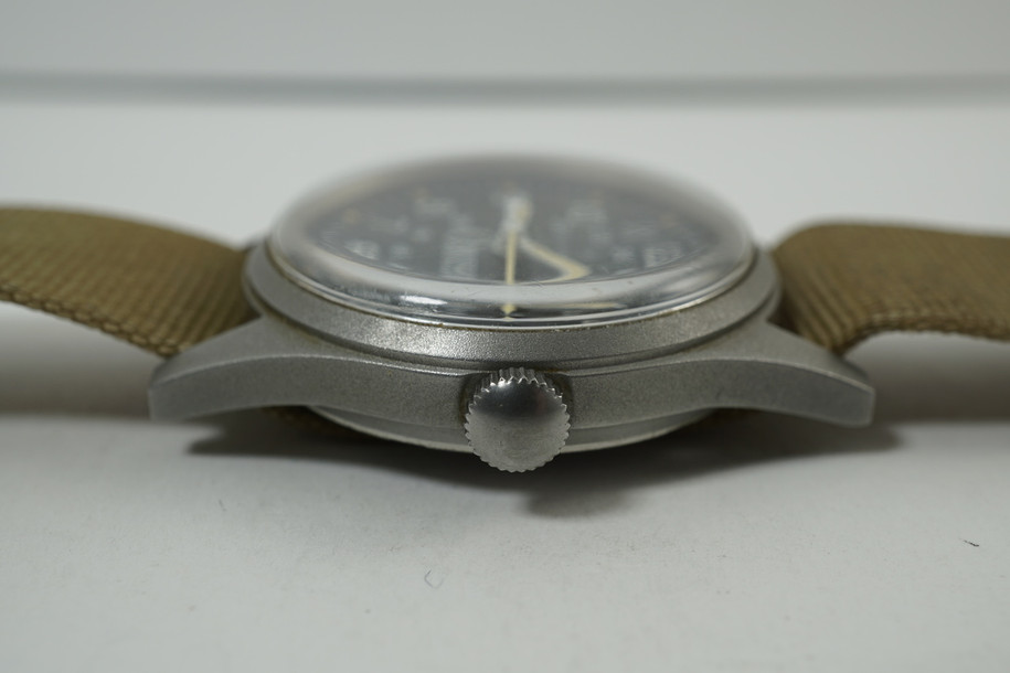 Hamilton Orvis Military Field Watch stainless steel ETA 2750 c. 1980's pre owned for sale houston fabsuisse 