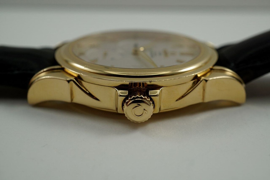 Omega 4132.31.00 DeVille co-axial power reserve 4 day 18k deployment c. 2006 for sale houston fabsuisse