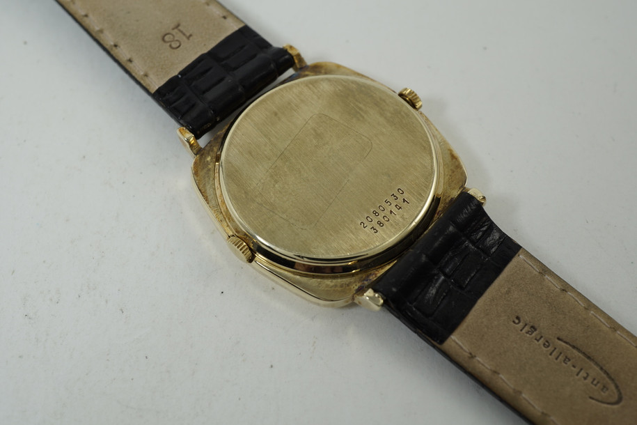 Concord 2-Time Zone 14k yellow gold dates 1990's quartz modern traveling watch pre owned for sale houston fabsuisse