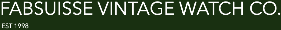 Fabsuisse Vintage Watch