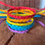 Braided Hemp Bracelet or Anklet - Rainbow Colors - Personalize Your Style with Vibrant Color Choices - Perfect Eco-Friendly Gift