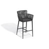 Nette Bar Chair - Pewter with Ninja and Carbon
