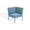 Travira Modular Corner Seat - Ice Blue with Flint