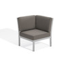 Travira Modular Corner Seat - Stone with Flint