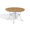 Travira 48" Round Dining Table - Natural with Flint
