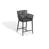 Nette Counter Chair - Pewter with Ninja and Carbon