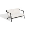 Markoe Loveseat - Bliss Linen with Carbon