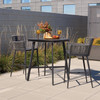 Eiland All-Aluminum 36" Square Bar Table - Carbon