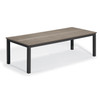 Travira 103" Rectangular Dining Table - Vintage with Carbon