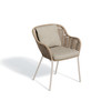 Malti Strap Armchair - Sandstone with Mainstreet Dove and Frost
