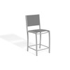 Travira Sling Counter Chair - Titanium with Flint
