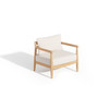 Lido Teak Club Chair - Bliss Linen with Teak