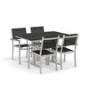 Travira 5-Piece Rectangular 34"x48" Bistro Set