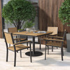 Travira 5-Piece Square 36" Dining Set - Tekwood