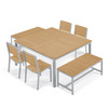 Travira 7-Piece Square 60" Dining Set