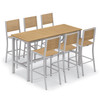 Travira 7-Piece Rectangular 72" Bar Set