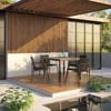 Orso 5-Piece Square 39" Dining Set