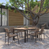 Travira 63" Rectangular Dining Table - HPL